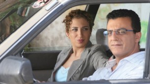 كلارا خوري وسيد قشوع في برنامج الكوميديا "شغل عرب" (مقدمة من مهرجان الافلام الاسرائيلي)