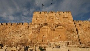 باب الرحمة في القدس والذي يؤدي الى داخل مسجد الاقصى (بعدسة كيرين فريمان/ فلاش 90)