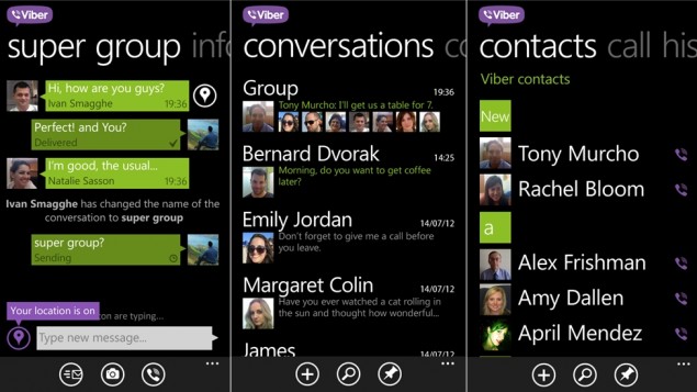 Viber screenshot (Photo credit: Courtesy) Viber screenshot (Photo credit: Courtesy)
