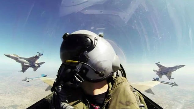 IAF pilot during a flight (screen capture: YouTube/Israel Defense Forces) IAF pilot during a flight (screen capture: YouTube/Israel Defense Forces)