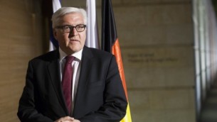 German Foreign Minister Frank-Walter Steinmeier (photo credit: Yonatan Sindel/Flash90)