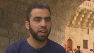 Yosef Abobaker speaking to CNN. (Screen capture: CNN)