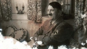 Reproduction of Adolf Hitler from the archive of Israeli Nazi hunter Tuviah Friedman (photo credit: Roni Schutzer/Flash90)