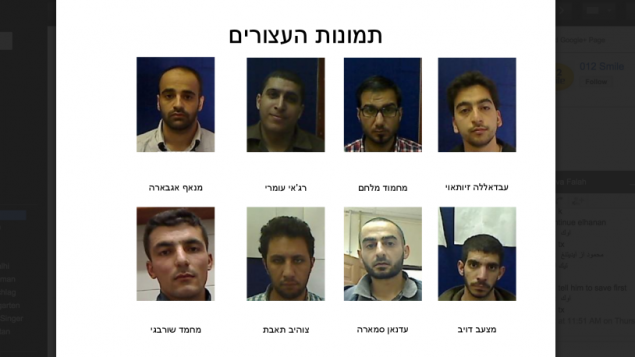 صورة المعتقلين، 27 نوفمبر 2014 (مقدمة من الشباك)