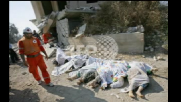 صورة توضيحية، الضحايا في كفر قانا جنوب لبنان - من شاشة اليوتوب