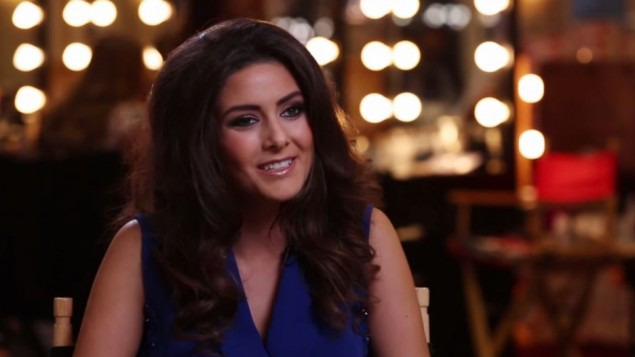ملكة جمال لبنان سالي جريج (screen capture: YouTube/Miss Universe)