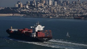 صورة توضيحية لسفينة شحن (JUSTIN SULLIVAN / GETTY IMAGES NORTH AMERICA / AFP)