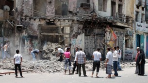 مدينة عدن في اليمن، 5 ابريل 2015 (SALEH AL-OBEIDI / AFP)