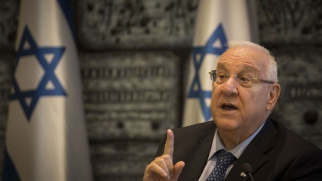 الرئيس رؤوفين ريفلين في بيت رئيس الدولة في القدس. (Hadas Parush/Flash90) الرئيس رؤوفين ريفلين في بيت رئيس الدولة في القدس. (Hadas Parush/Flash90)