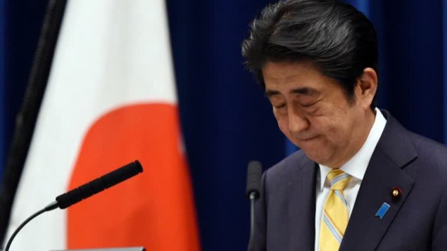 رئيس الوزراء الياباني شينزو ابي، 15 مايو 2015 (TOSHIFUMI KITAMURA / AFP)