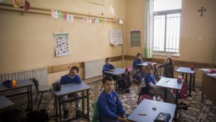صورة توضيحية لطلاب في الصف (Hadas Parush/Flash90)