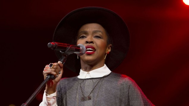 لورين هيل خلال حفل " Bringing Human Rights Home " في 5 فبراير، 2014 في بروكلين، نيويورك. (Lauryn Hill image via JStone / Shutterstock.com)