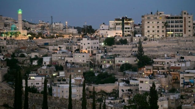 صورة لحي سلون في القدس الشرقية بالقرب من البلدة القديمة، 29 أبريل، 2015. (Nati Shohat/FLASH90)