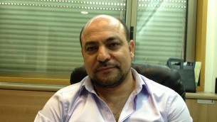 النائب مسعود غنيم، 10 مارس 2014 (Elhanan Miller/Times of Israel)