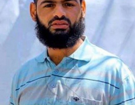 الأسير الفلسطيني محمد علان، الناشط في الجهاد الإسلامي، دخل يوم السبت اليوم ال55 من إضرابه عن الطعام، 8 أغسطس، 2015. (أ ف ب)
