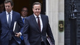 رئيس الوزراء البريطاني ديفيد كاميرون، 7 سبتمبر 2015 (NIKLAS HALLE'N / AFP)