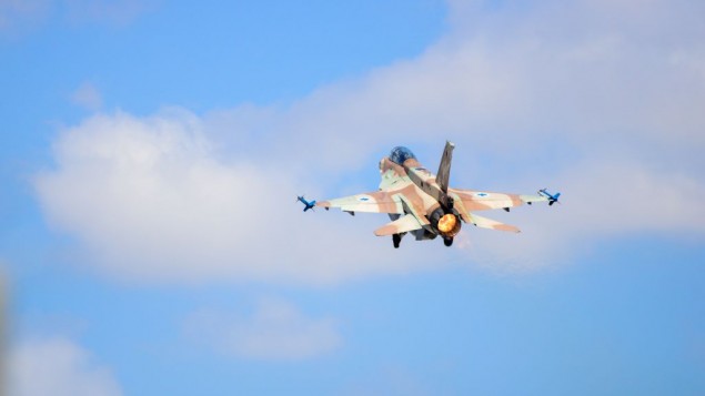 طائرة اف 16 اسرائيلية (Hagar Amibar/Israeli Air Force)