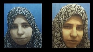 ديانا حويلة (يسار) وناديا حويلة، اخوات توأم من مدينة طول كرم الفلسطينية، اعتقلتهما قوات الامن الإسرائيلية في شهر ديسمبر 2015 لصناعة قنابل بهدف استخدامها في هجمات، كشف الشاباك في 25 يناير 2016 (Shin Bet)