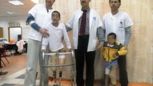 طفل سوري يتلقي العلاج في مركز زيف الطبي في صفد.  (Courtesy: Ziv Hospital)