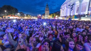 مهرجان موسيقي في دارمشتات بغرب المانيا، 26 مايو 2016 (BORIS ROESSLER / DPA / AFP)