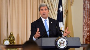 وزير الخارجية الامريكي جون كيري في وزارة الخارجية في واشنطن، 22 يونيو 2016 (State Department)
