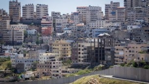 مخيم شعفاط في القدس الشرقية. (iriam Alster/Flash90)