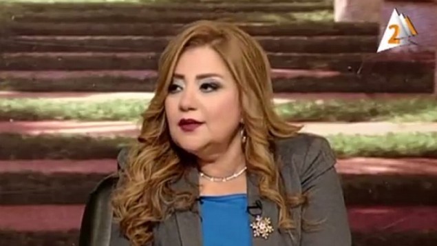 خديجة خطاب، مذيعة في التلفزيون المصري. (لقطة شاشة من YouTube) خديجة خطاب، مذيعة في التلفزيون المصري. (لقطة شاشة من YouTube)