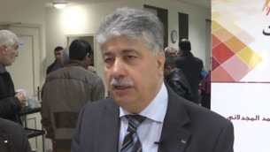 المسؤول في منظمة التحرير الفلسطينية أحمد مجدلاني (لقطة شاشة من YouTube)