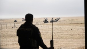 عضو في جهاز مكافحة الارهاب العراق في الضواحي الشرقية للموصل، 31 اكتوبر 2016 (AFP Photo/Bulent Kilic)