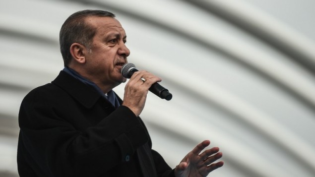 الرئيس التركي رجب طيب اردوغان في اسطنبول، 20 ديسمبر 2016 (OZAN KOSE / AFP)
