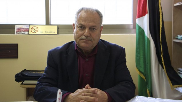 رئيس بلدية سلواد عبد الرحمن صالح (Dov Lieber/Times of Israel)