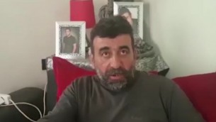 والد الشاب اللبناني الذي تسلل إلى داهل إسرائيل يدلي بمقابلة لقناة تلفزيونية لبنانية (screen capture)