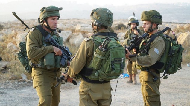 صورة توضيحية: قوات الجيش الإسرائيلي تعمل في مستوطنة حلميش، 23 يوليو، 2017. (IDF spokesman) صورة توضيحية: قوات الجيش الإسرائيلي تعمل في مستوطنة حلميش، 23 يوليو، 2017. (IDF spokesman)
