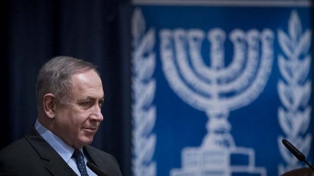 رئيس الوزراء بنيامين نتنياهو يحضر مؤتمر للسفراء الإسرائيليين في وزارة الخارجية في القدس في 3 يناير 2017. (Yonatan Sindel/Flash90)