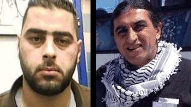 محمد محارمة، يسار، الفلسطيني المتهم بالتجسس من اجل إيران والتخطيط لتنفيذ هجمات ضد اسرائيل. وبكر محارمة، رجل فلسطيني يسكن في جنوب افريقيا، ومتهما بالوصل بين محمد وإيران (Shin Bet) محمد محارمة، يسار، الفلسطيني المتهم بالتجسس من اجل إيران والتخطيط لتنفيذ هجمات ضد اسرائيل. وبكر محارمة، رجل فلسطيني يسكن في جنوب افريقيا، ومتهما بالوصل بين محمد وإيران (Shin Bet)