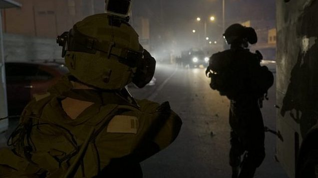 توضيحية: جنود إسرائيليون خلال مداهمة في مخيم الدهيشة، في صورة نُشرت في 23 يوليو، 2018. (الناطق باسم الجيش الإسرائيلي)