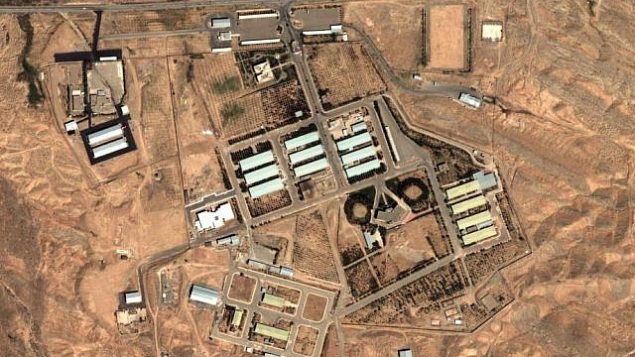 صورة فضائية لمنشأة بارشين الإيرانية، ابريل 2012 (AP/Institute for Science and International Security)