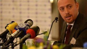 دكتور حسام زملط، مستشار سياسي كبير لرئيس السلطة الفلسطينية محمود عباي ورئيس بعثة منظمة التحرير الفلسطينية في الولايات المتحدة. (Courtesy)