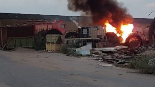 موقع سقوط قذيفة اطلقت من قطاع غزة داخل منزل في منطقة اشكول، جنوب اسرائيل، متسببة بإصابة شخصين، 9 اغسطس 2018 (Eshkol Security)