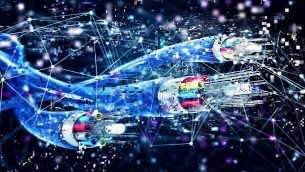 صورة توضيحية لوصلة ليفية بصرية (alphaspirit؛ iStock by Getty Images)