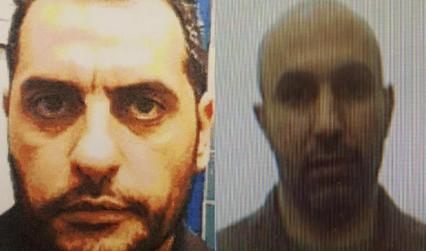زاهر جبارين (يمين) وضرغام جبارين، الذي اعتقل في يناير 2018 بعد تجنيده من قبل زاهر جبارين لتوصيل اموال لحركة حماس (Shin Bet)