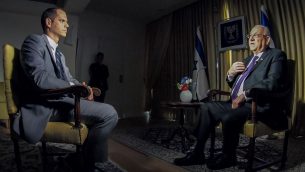 الرئيس رؤوفن ريفلين خلال مقابلة مع قناة سي ان ان، 29 نوفمبر 2018 (GPO/Twitter)