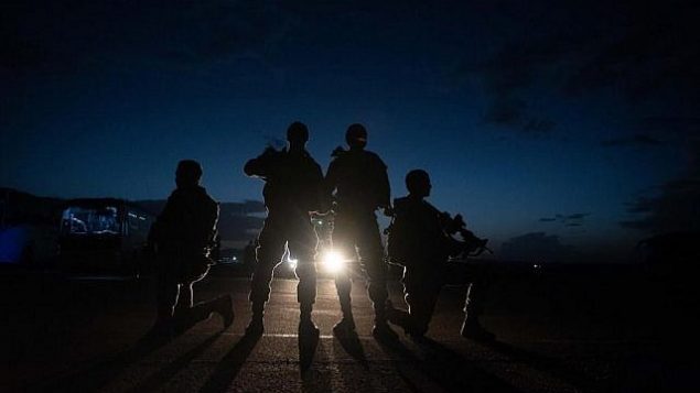 جنود في كتيبة القوات الخاصة في الجيش الإسرائيلي خلال تدريب واسع النطاق، نوفمبر 2018 (Israel Defense Forces)
