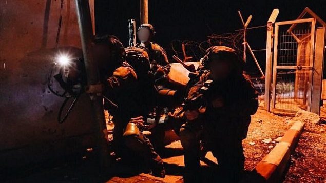 جنود في كتيبة القوات الخاصة في الجيش الإسرائيلي خلال تدريب واسع النطاق، نوفمبر 2018 (Israel Defense Forces)