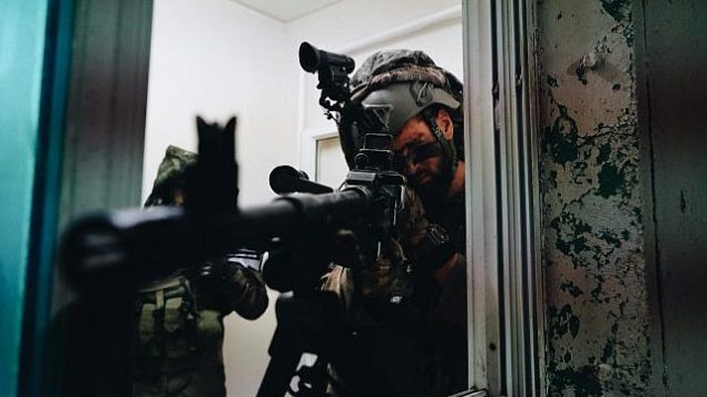 جنود في كتيبة القوات الخاصة في الجيش الإسرائيلي خلال تدريب واسع النطاق، نوفمبر 2018 (Israel Defense Forces)