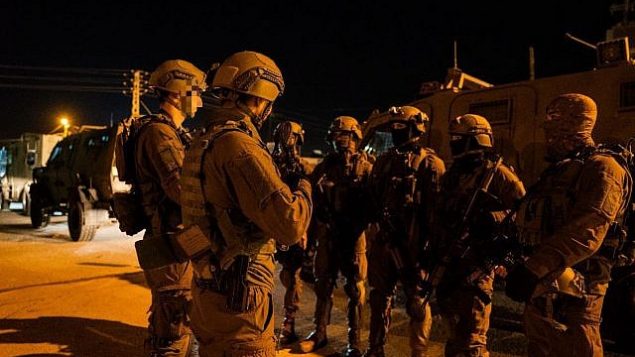 جنود إسرائيليون يعملون في الضفة الغربية، 14 ديسمبر، 2018.  (IDF Spokesperson’s Unit)