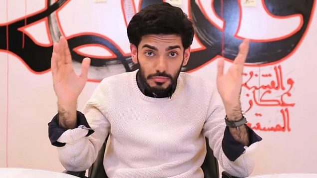الناشط السعودي المقيم في كويبك الكندية، عمر عبد العزيز. (Screen capture: YouTube)
