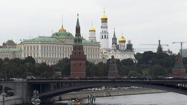الكرملين في موسكو، 29 سبتمبر، 2017. (Ivan Sekretarev/AP) الكرملين في موسكو، 29 سبتمبر، 2017. (Ivan Sekretarev/AP)
