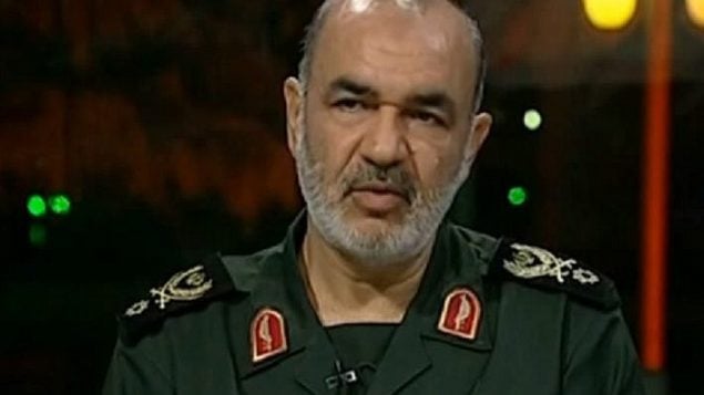 نائب قائد الحرس الثوري الإيراني جسين سلامي (YouTube screen capture)