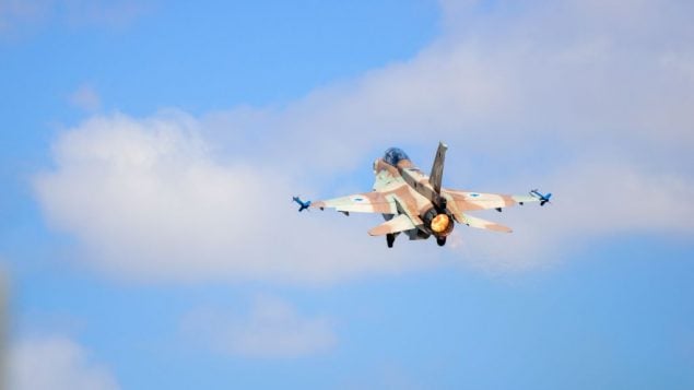 طائرة اف-16 اسرائيلية (Hagar Amibar/Israeli Air Force)